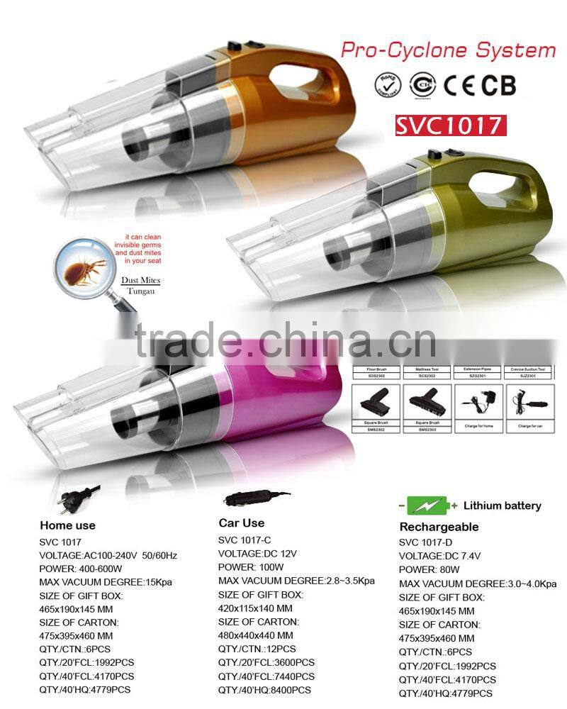 SHIMONO newestdesign handheld vacuum cleaner