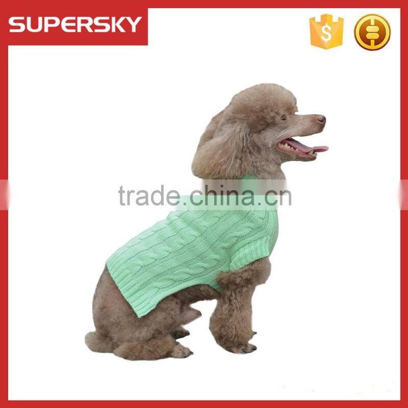 C589 Customized Turtleneck Puppy Doggie Cat Sweater Knitting Pet Sweater Dog Sweater