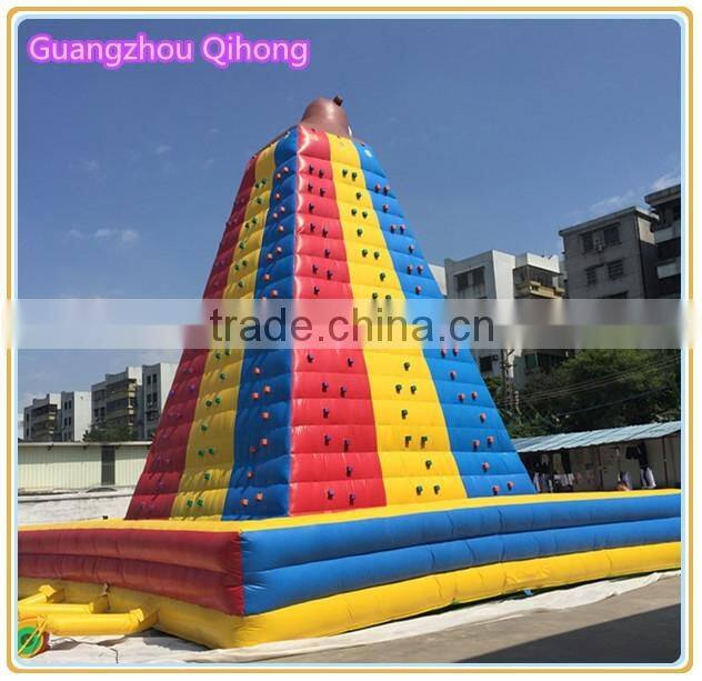 high quality inflatable rock climbing wall, inflatable climbing mountain for sale