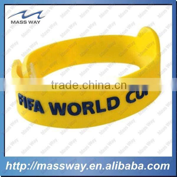 bulk high quality custom band brazil fashion slap silicone bracelets