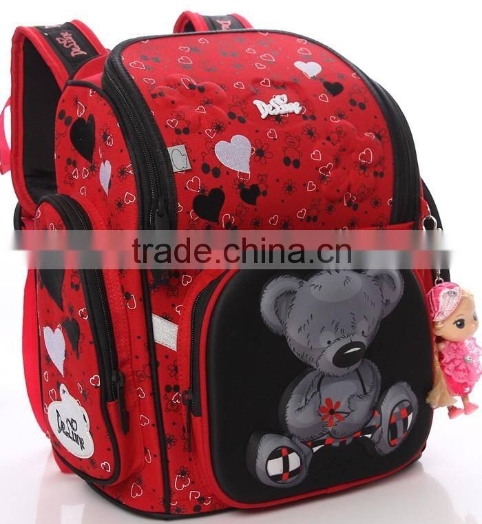 Kids wholesale school backpack girls 3D primary school bag