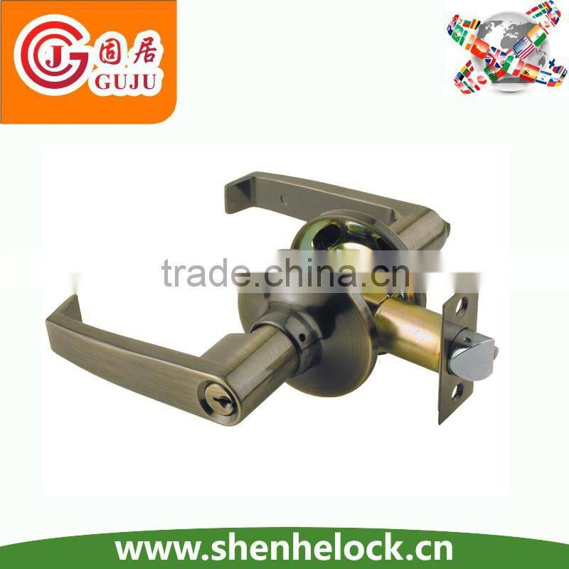 hot sales keyed entry tubular straight door lock leverset/privacy door leverset/passage door leverset
