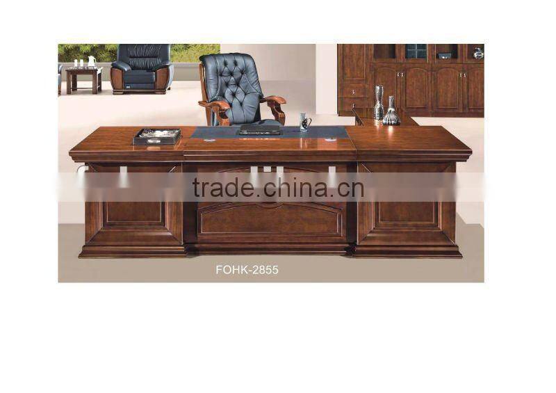 Wood Venner Executive Office Desk,Office Furniture(FOHK-2038)