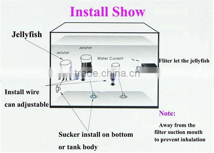 Fish tank decorated jellyfish paperweight