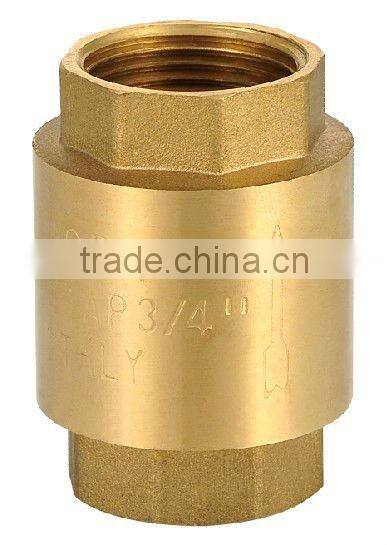 Spring brass check valve jd-3002