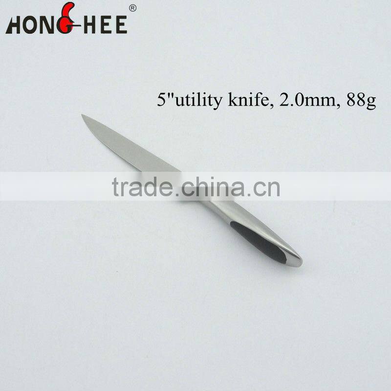 6 pcs Kitchen Knife Set with Magnetic Board Black