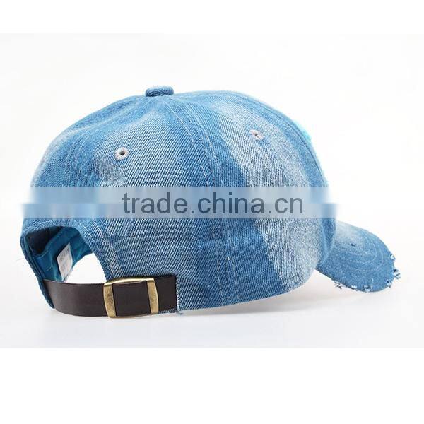 Custom Plain Denim Baseball Cap