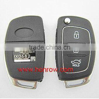 Hyunda 3 button remote key blank