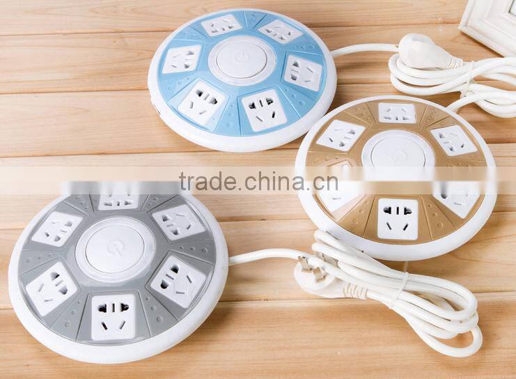 New design UFO Shape Multifunction Smart USB Socket extension cord Smart Power Socket