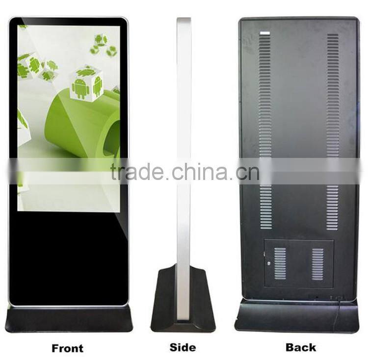 New! 65inch HD Floor Standing LCD Indoor Digital Advertising Display with Network 3G/WiFi