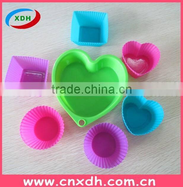 Eco-friendly Heart Shape Silicone Cake Mold