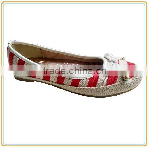 Fashion leisure ladies espadrilles shoes flat casual women shoes