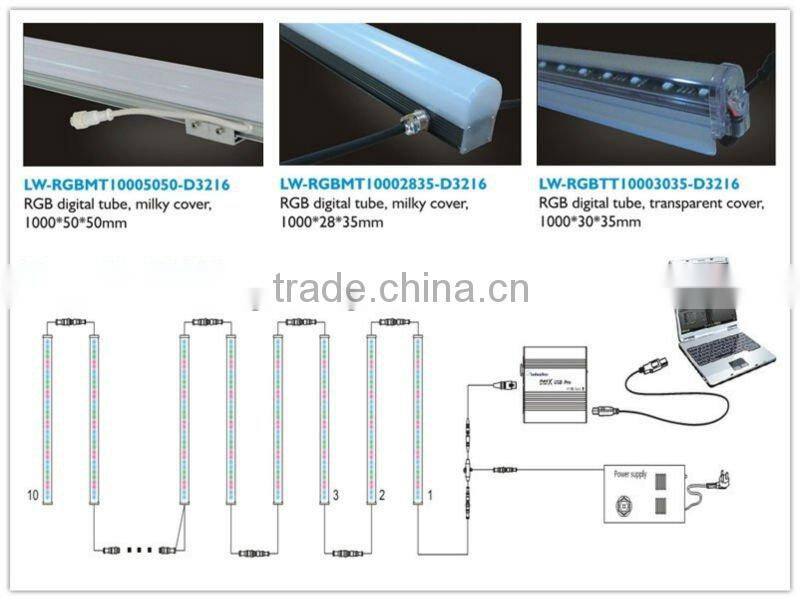 magic color DMX led tube