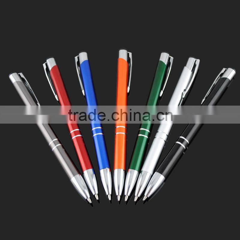 2014 wholesale promotional metal case ball pen