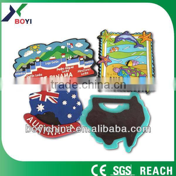 Customized Cute Cartoon Funny Clown Rubber Fridge Magnet Sticker