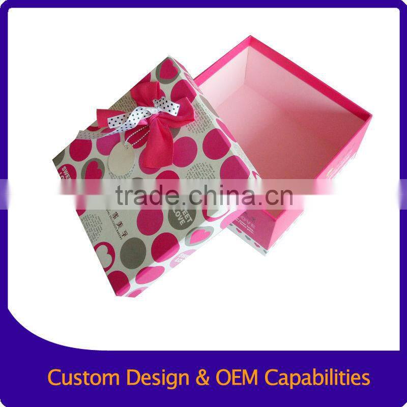 2014 New Style customized wine box, cardboard wine box