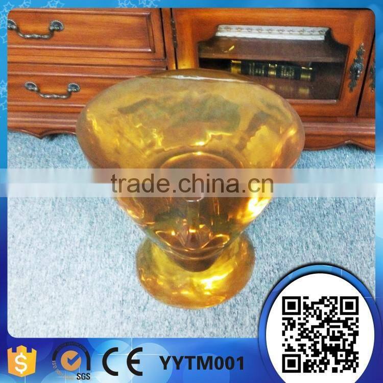 customized high quality poly resin decorative elephant stool