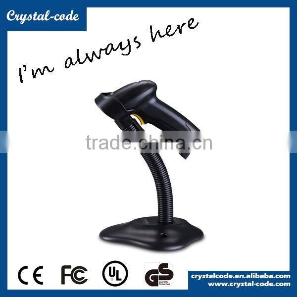Black MD2000 handheld laser barcode scanner with printer wireless