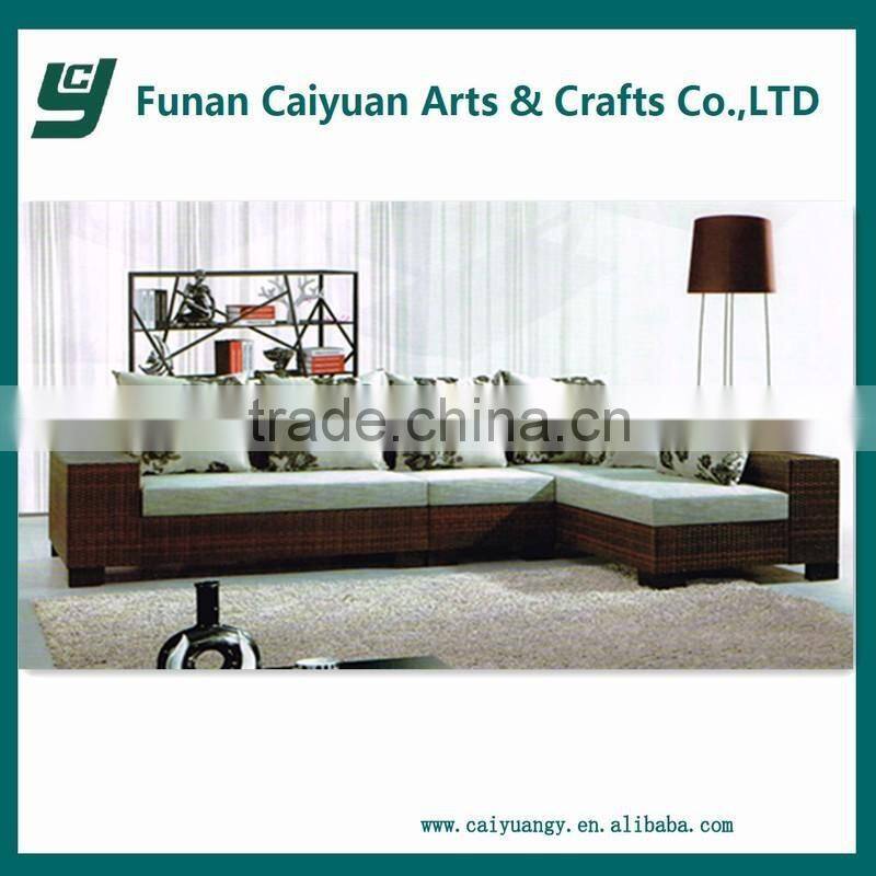 Plastic rattan new design modern fashion home furniture sofa