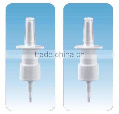 Plastic throat spray pump, pharmaceutical sprayer