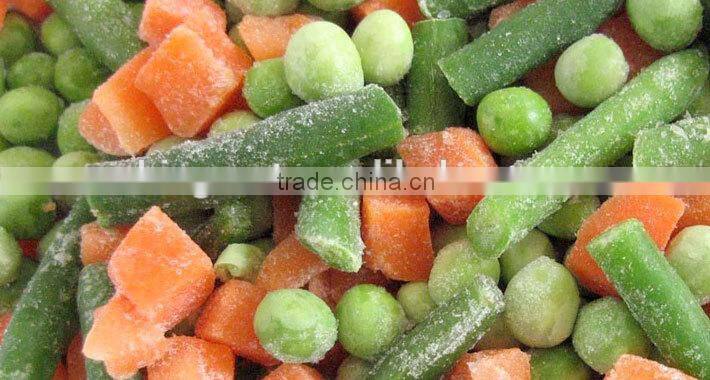 Supply IQF Frozen Mixed Vegetables Peas, Carrots,Sweet Corn,Green Beans
