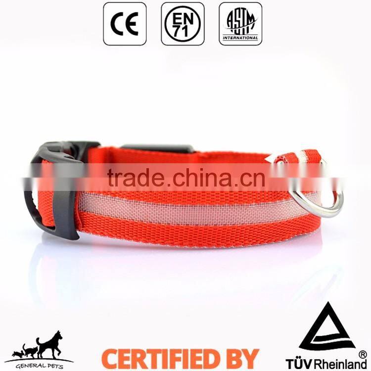 Wholesale Reflective Pet Accessories Dog Led Collar Bulk