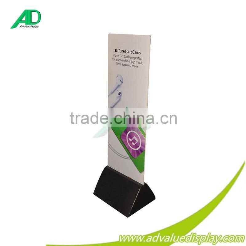 New Durable Contemporary Cardboard Sign Stand Displays