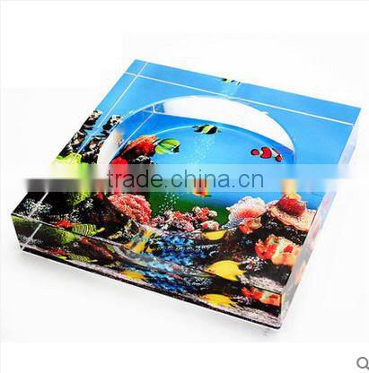 Fahion Hotel Decoration Cigar Crystal Ashtray In Ashtrays