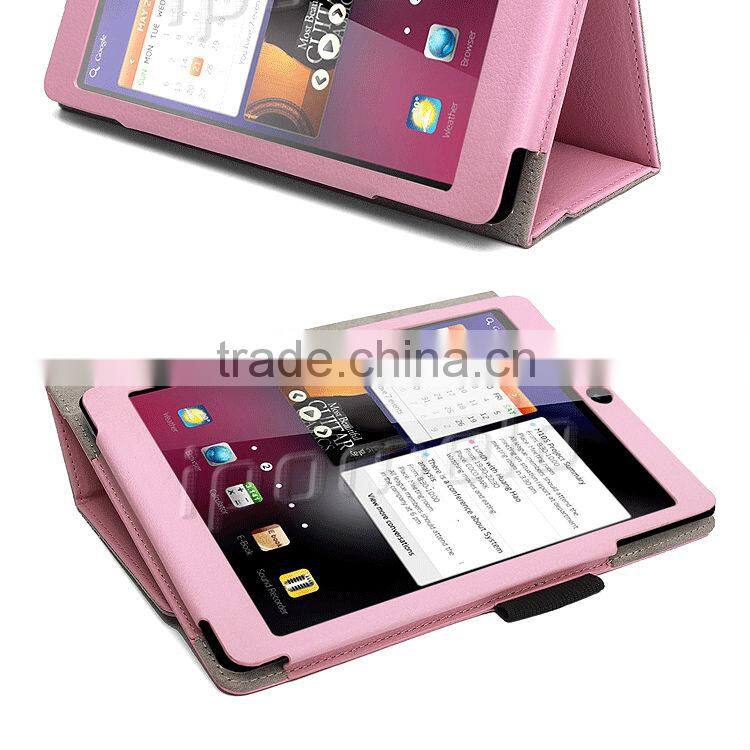 Flip leather tablet case leather tablet case for nextbook 7.85