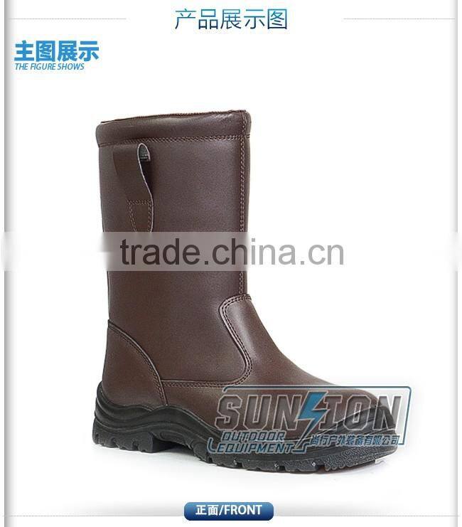 High selling to EU and US cowhide leather Safety Boots for Army