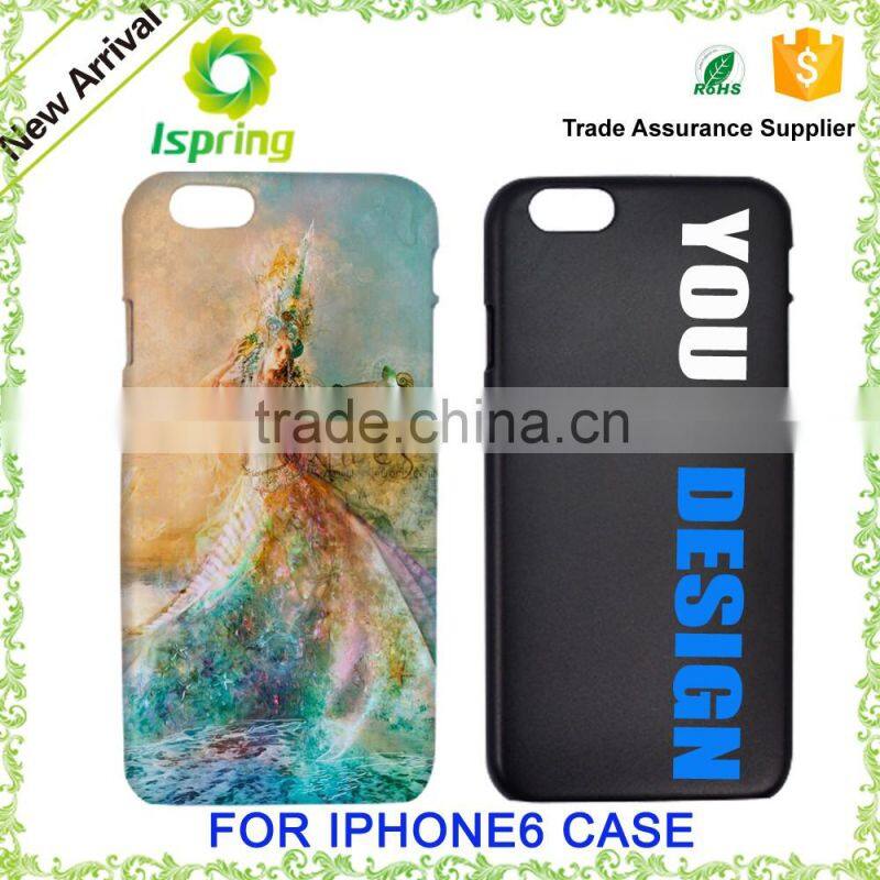 Plastic customized printed phone case for iphone 6, custom phone cover for iphone 6s