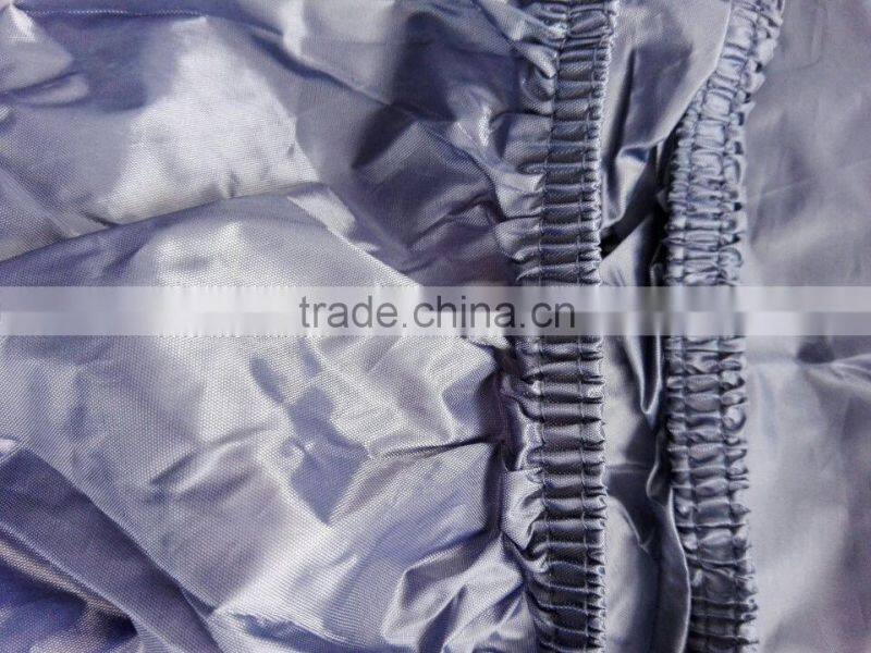 Blue polyester waterproof car cover