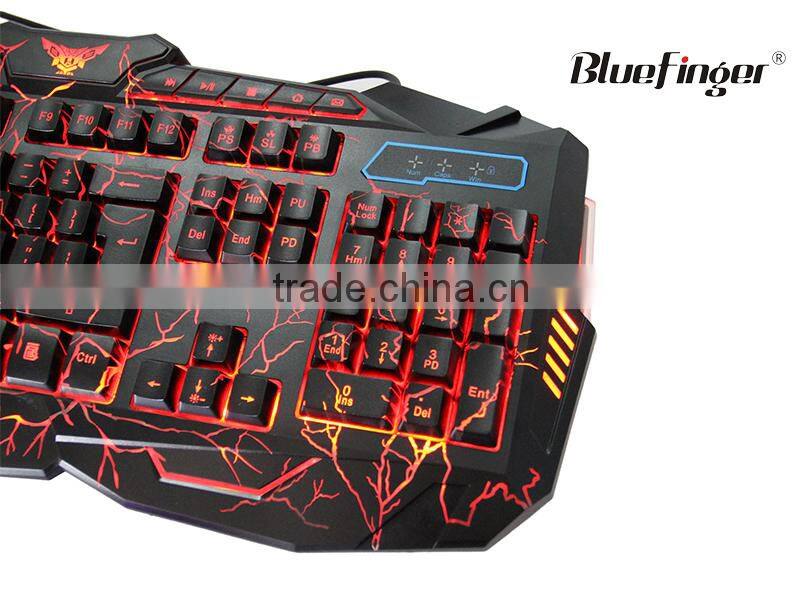 USB wired split keyboard and mouse for desktop and laptop