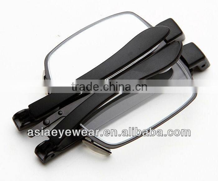 Hot sale High quality Mini design brand stainless steel vintage folding reading glasses with pouch