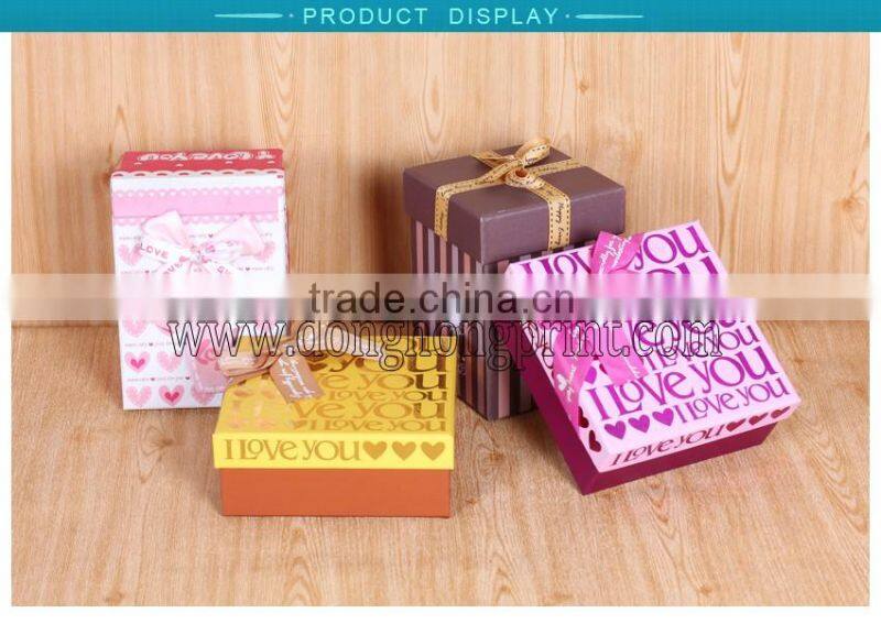 Printed food design sweet cardboard packaging box