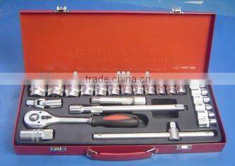 2015 NEW ITEM 24pcs professional force tool iron case socket set