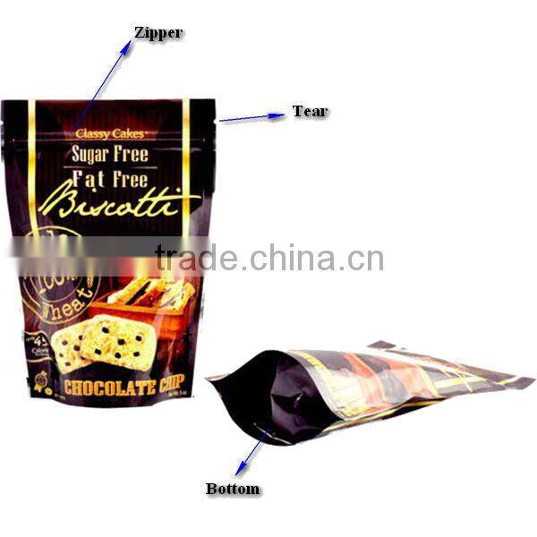 Foil kraft paper tea bag/Zip lock foil kraft paper tea bag/foil kraft paper for tea/tea bag