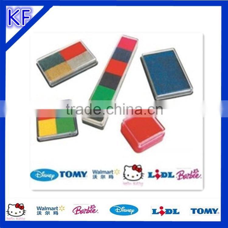 colorful plastic refill round pantone round alphabet inking stamp