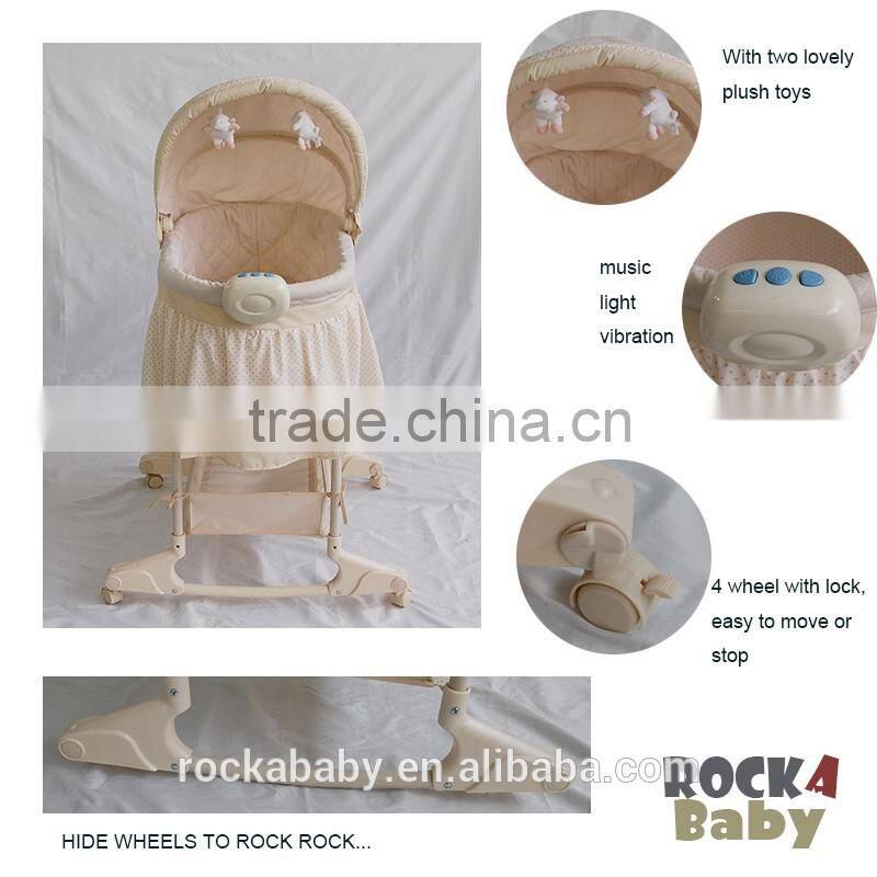 2 IN 1 BABY SLEEP CRADLE BASSINET COTTON BABY BASKET