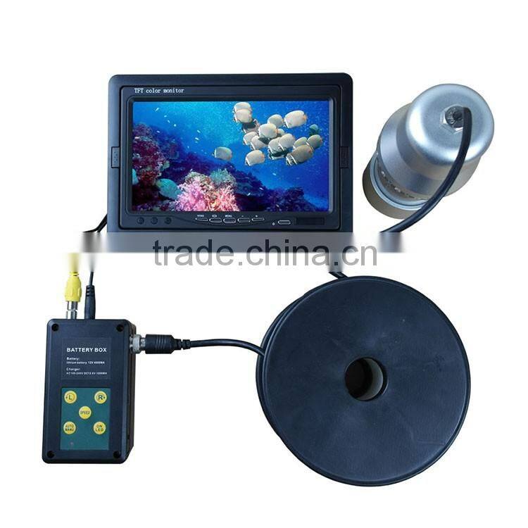 Water Well Inspection Camera 7Inch LCD Screen Rotative Fishing Camera