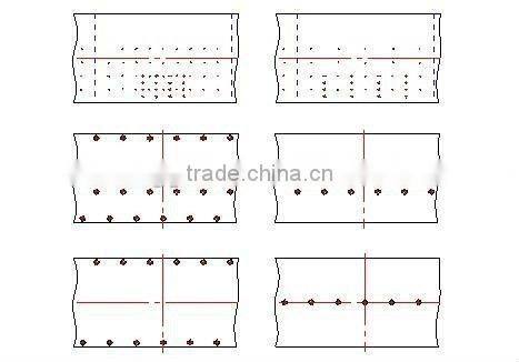 Film punch machine / plastic film perforation machine