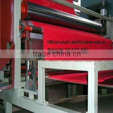 PVC Foam backing mat machine / coil mat production line/double color coil mat making machine