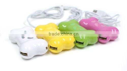 Mini USB 2.0 High Speed 4-Port 4 Port USB HUB Sharing Switch For Laptop PC Notebook Computer wholesale