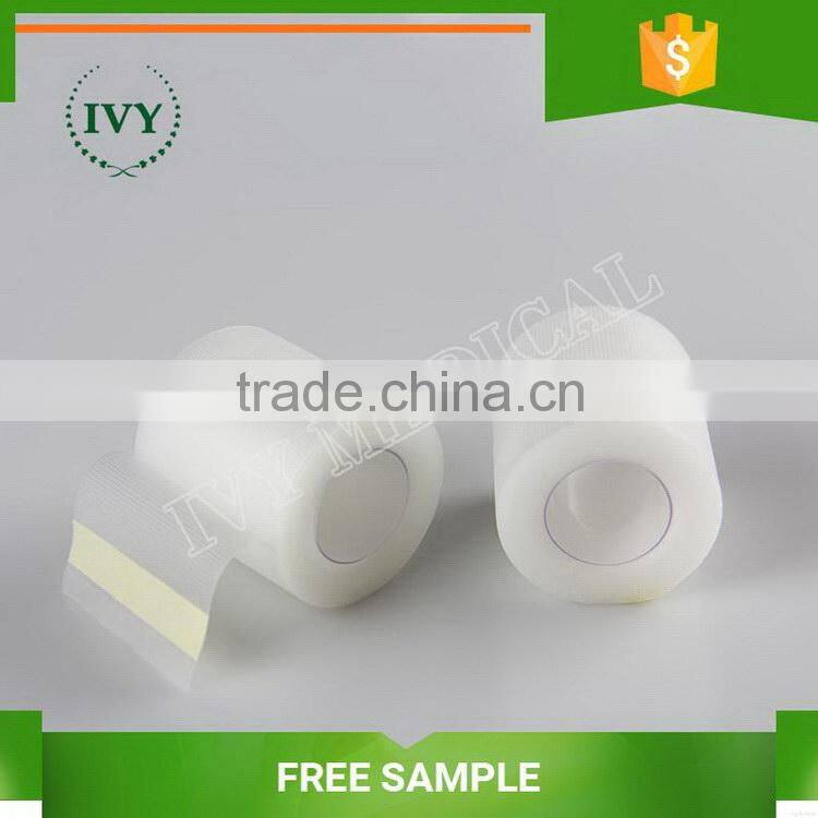 Super quality useful transparent adhesive medical pe tape