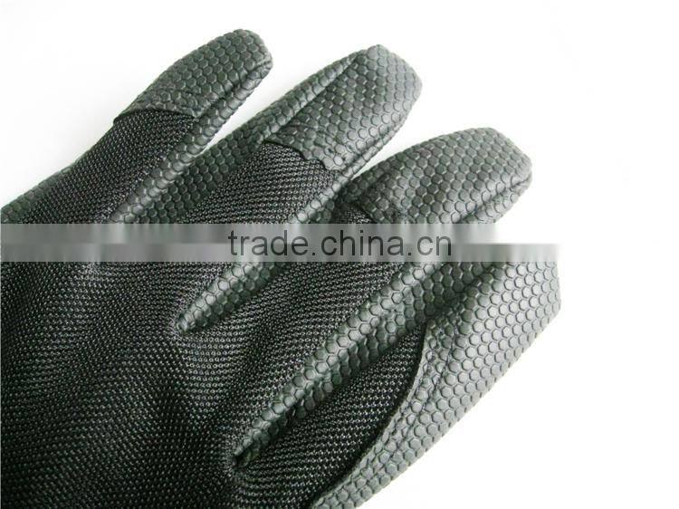 Hot Sale PU Leather Black Hand Gloves For Construction Work