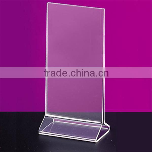 Mini double side acrylic tent card holder from China