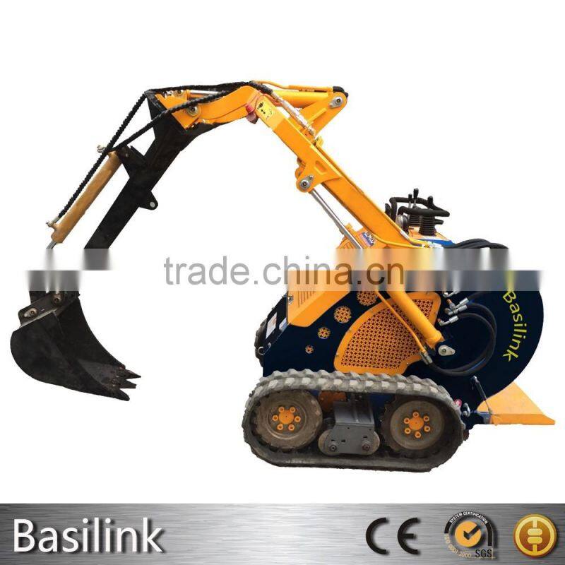 Mini crawler front end shovel loader
