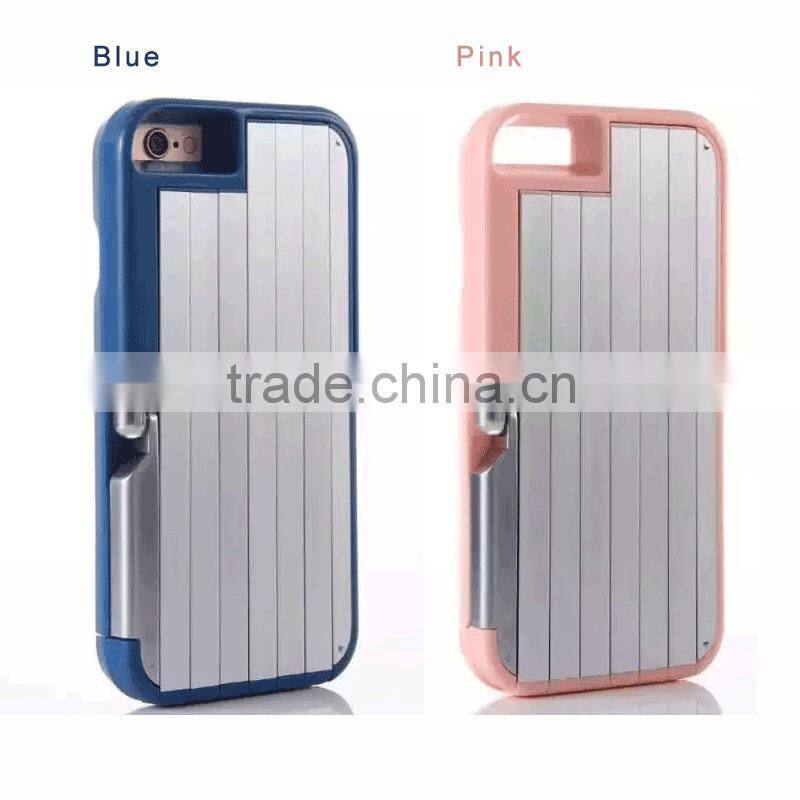 Wholesales selfie stick For iPhone 6s plus case cover self defense stick with bluetooth shutter