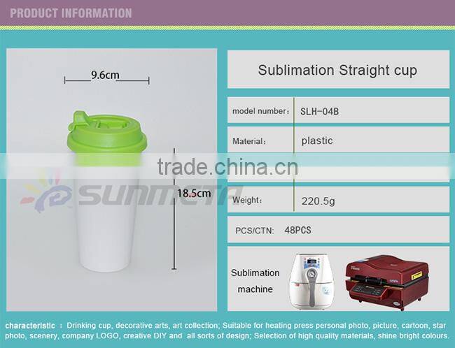 Sublimation Plastic Water Bottle Mug Sublimation
