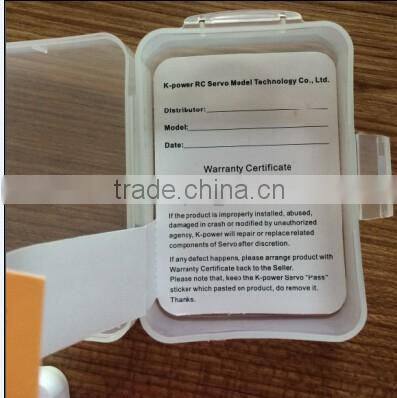 K-power DMC027 28g Titanium Gear Coreless Digital Tail Servo